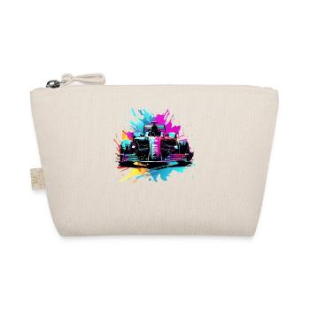 Racing Cars Colorful Splash Art Car Racer - Organic Pouch - nature - Front