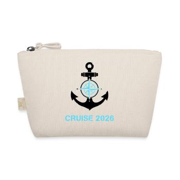 Anchor Compass Cruise 2026 Logo - Organic Pouch - nature - Front