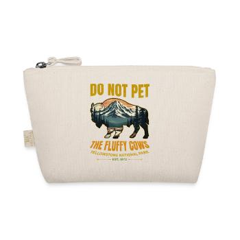 Fluffy Cow Buffalo Yellowstone National Park - Organic Pouch - nature - Front