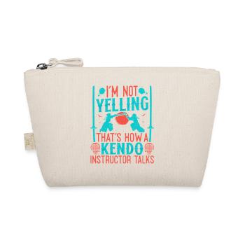  Kendo Instructor School Japanese Martial Arts - Organic Pouch - nature - Front