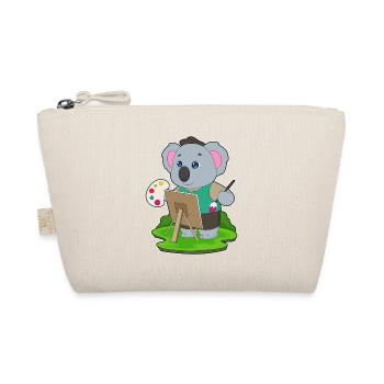 Koala Maler Pinsel Malen - Bio-Täschchen - Natur - Vorne