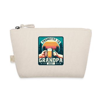 Grandpa-to-be 2027 loading future grandfather - Organic Pouch - nature - Front