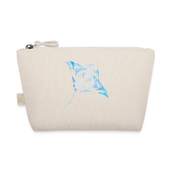 MantaRayBlue - Organic Pouch - nature - Front