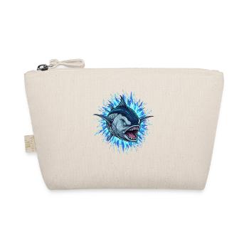 Blauer Tiefsee-Fisch mit Energieschock - Bio-Täschchen - Natur - Vorne