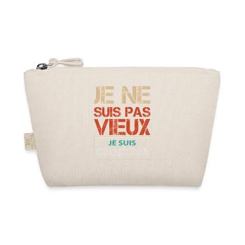 Je Ne Vieillis Pas Humour Anniversaire Homme - Trousse biologique - nature - Devant