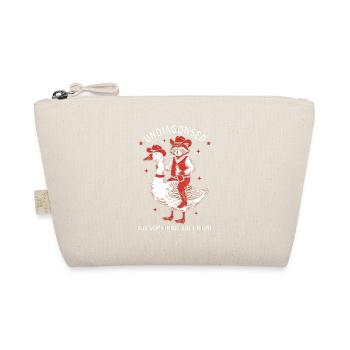 Western raccoon rides duck - Organic Pouch - nature - Front