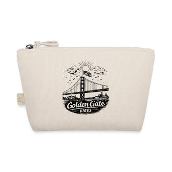 Golden Gate Vibes San Francisco Skyline - Organic Pouch - nature - Front