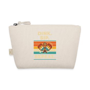 Pickleball Funny Player Love Pickleball Dink Sip - Organic Pouch - nature - Front