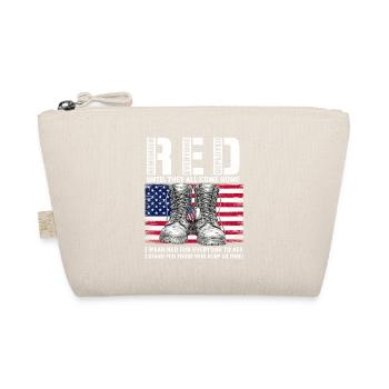 RED Friday Remember Everyone Deployed Home - Bio-Täschchen - Natur - Vorne