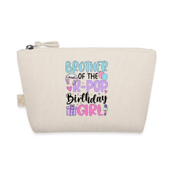 Brother Of The K Pop Birthday Girl - Organic Pouch - nature - Front