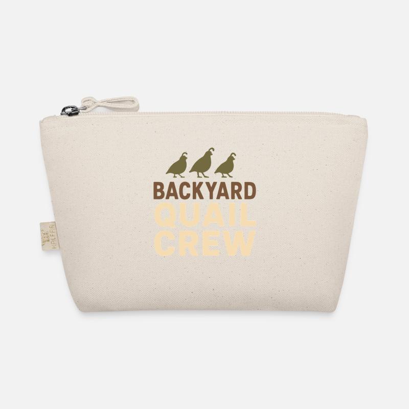 Quail Keeper Quail Farmer Backyard Quail Organic Pouch