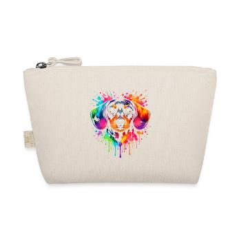 Dachshund Dachshund | Pop Art Dog - Organic Pouch - nature - Front