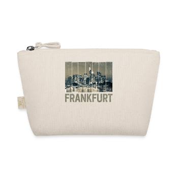 Souvenir d’art de la silhouette de la silhouette de Francfort, Allemagne - Trousse biologique - nature - Devant