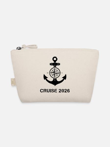 Anker Kompass Cruise 2026 - Bio-Täschchen - Natur - Vorne