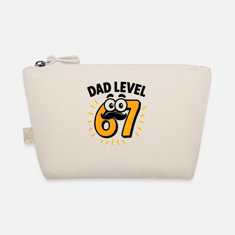 Dad Level 67 Six Seven Meme Vater Papa Humor  Bio-Täschchen