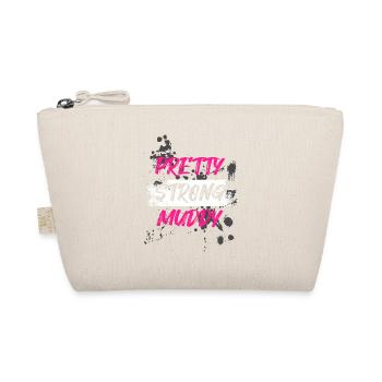 Pretty Strong Muddy Schlammlauf Mud Run Muddy Race - Organic Pouch - nature - Front