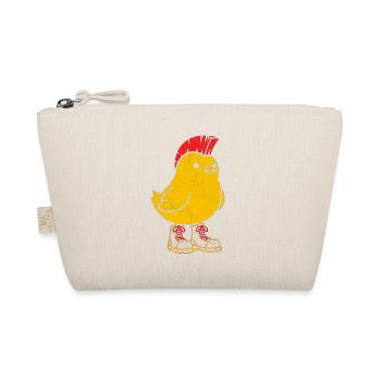 Punk chick with red shoes - Organic Pouch - nature - Front