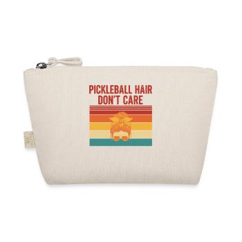 Pickleball-Haare kümmern sich nicht Lustige Spielerliebe - Bio-Täschchen - Natur - Vorne