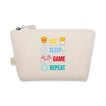 Répéter des citations de jeu Eat Sleep Game pour le joueur - Trousse biologique - nature - Devant