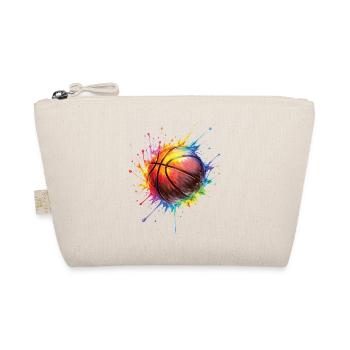 Basketball – Basketball-Stil Malerei - Bio-Täschchen - Natur - Vorne