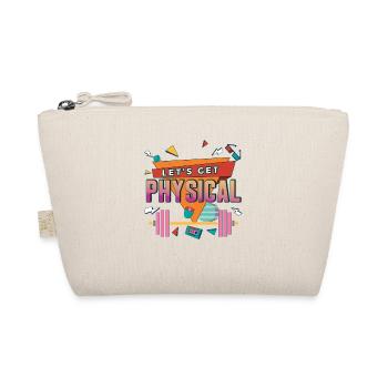 Lets Get Physical Fitness Retro 80s Gym Workout - Organic Pouch - nature - Front