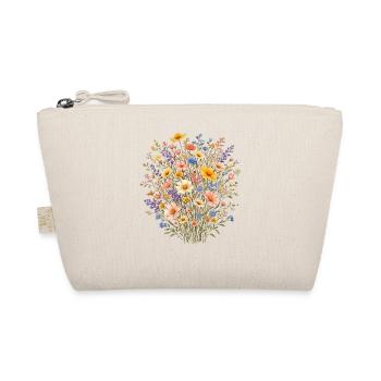 Vintage Blumen-Frauen-Wildblumen-Gartengarten - Bio-Täschchen - Natur - Vorne
