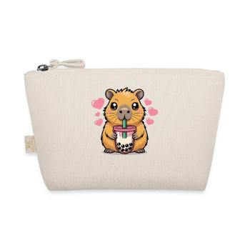 Chemise de thé bulle capybara Boba Animal - Trousse biologique - nature - Devant