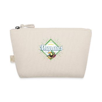 Manaus Brasilien Vintage Design mit Tukan Souvenir - Bio-Täschchen - Natur - Vorne