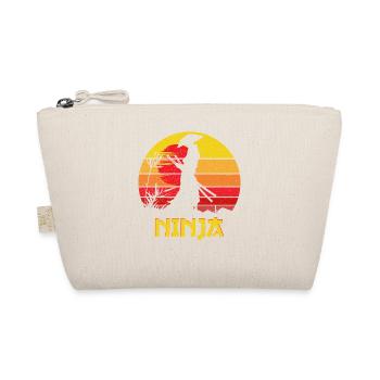 Silhouette de Ninja du Coucher de Soleil - Trousse biologique - nature - Devant