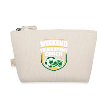Soccer Training Youth Sports Coach - Organic Pouch - nature - Front