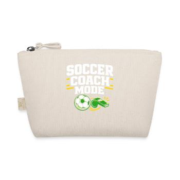 Soccer Training Youth Sports Coach - Organic Pouch - nature - Front