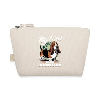 Funny Dog Breed Basset Hound - Organic Pouch - nature - Front
