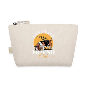 Funny Dog Breed Basset Hound - Organic Pouch - nature - Front