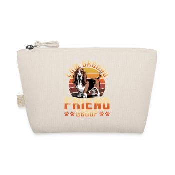 Funny Dog Breed Basset Hound - Organic Pouch - nature - Front