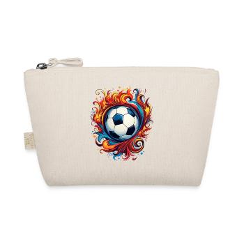 Football Football Ball Player Supporter Team Sport - Organic Pouch - nature - Front