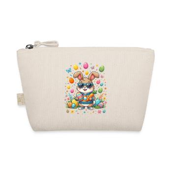 Osterhase Junge Sonnenbrille - Bio-Täschchen - Natur - Vorne