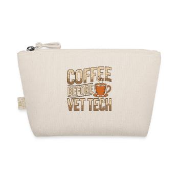 Vet Tech Coffee Before Animal Care Coffee Lover - Organic Pouch - nature - Front