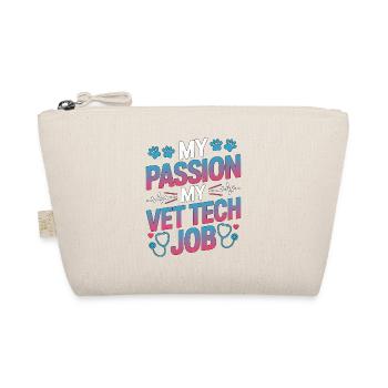 Vet Tech My Passion My Animal Care Professional - Organic Pouch - nature - Front