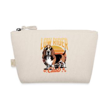 Funny Dog Breed Basset Hound - Organic Pouch - nature - Front
