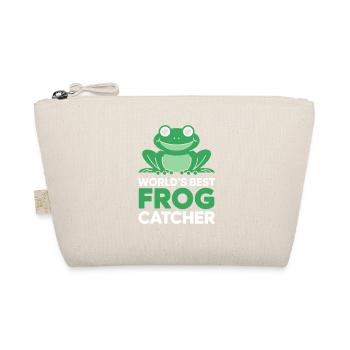 Worlds Best Frog Catcher Funny Frog Saying - Organic Pouch - nature - Front