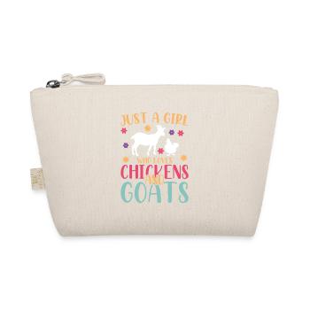 Juste une fille qui aime les poulets et les chèvres - Trousse biologique - nature - Devant