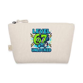 Level 67 Unlocked Six Seven Italian Brainrot Gamer - Bio-Täschchen - Natur - Vorne