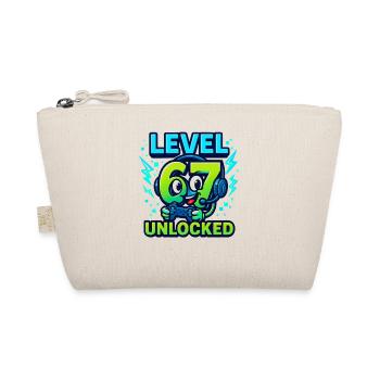 Level 67 Unlocked Six Seven Italian Brainrot Gamer - Bio-Täschchen - Natur - Vorne