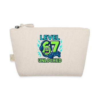 Level 67 Unlocked Six Seven Italian Brainrot Gamer - Bio-Täschchen - Natur - Vorne