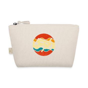 Vintage Retro Music Tape 80s 90s Style Cassette - Organic Pouch - nature - Front
