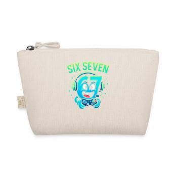 Six Seven Gamer Mascot Italian Brainrot Gaming - Organic Pouch - nature - Front