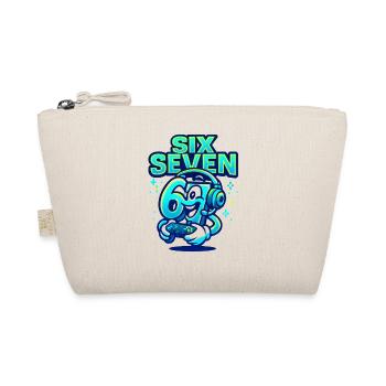 Six Seven Gamer Mascot Italian Brainrot Gaming - Organic Pouch - nature - Front