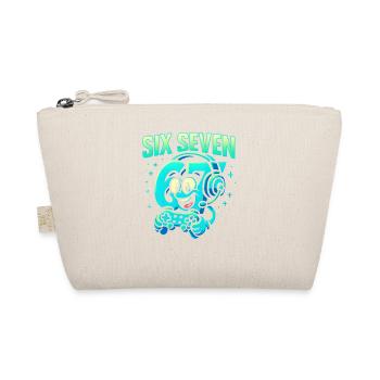Six Seven Gamer Mascot Italian Brainrot Gaming - Organic Pouch - nature - Front