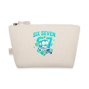 Six Seven Gamer Mascot Italian Brainrot Gaming - Organic Pouch - nature - Front