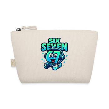 Six Seven Gamer Mascot Italian Brainrot Gaming - Organic Pouch - nature - Front